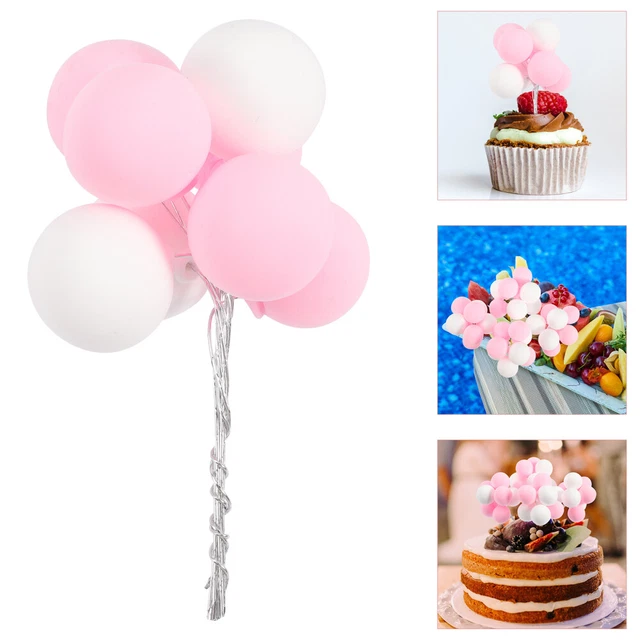 4 pz torta di compleanno decorazione mini topper a palloncino matrimonio schiuma bambino