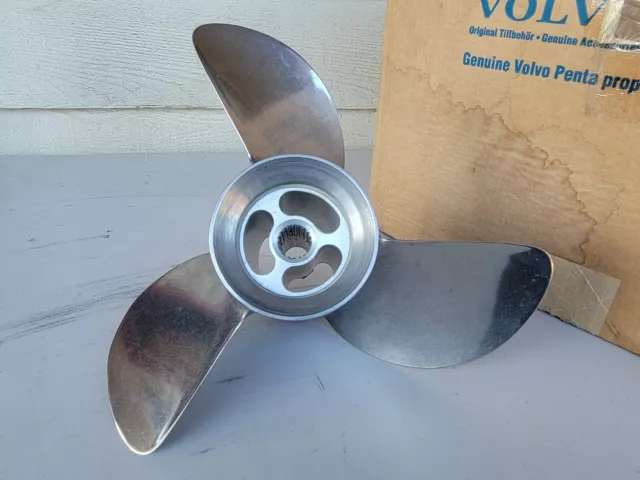 OEM Volvo Penta  F6 Rear 3851476  Duo-prop SS Boat Propeller