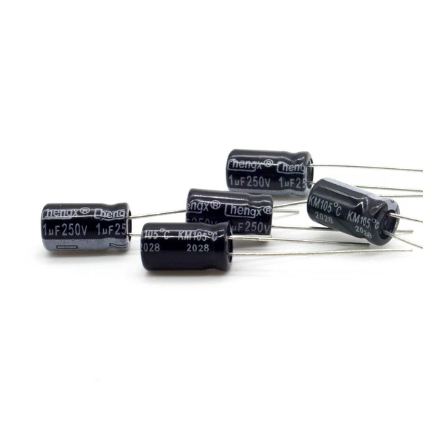 Lot 5 Condensateurs 22µF 25V - 4x7mm Radial | Pour Électronique DIY | Marque Chengxing