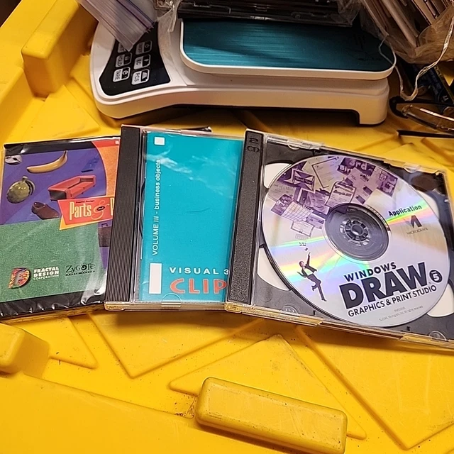 WINDOWS DRAW 6 Print Studio Edición Especial PC CD-ROM 1998