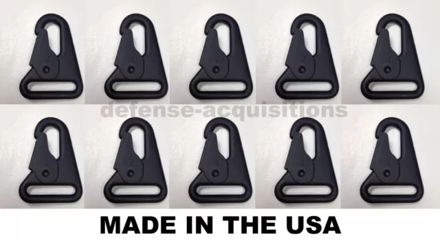 USA MADE HK H&K Swivel Clip 1 Style Sling Snap Hook w/ Steel D