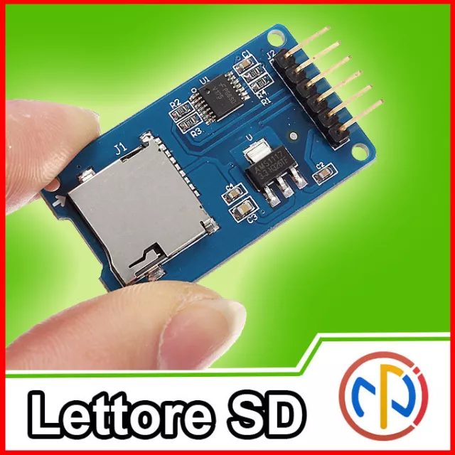 Lettore micro Sd card Writer Arduino SPI