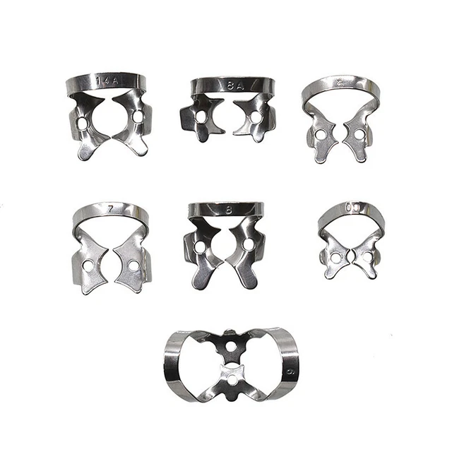 5X Dental Rubber Dam Clamps #7 High Quality Endo Instruments Clips