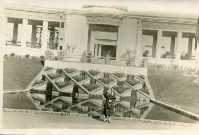 Carte BELGIQUE carte PHoto d'un Pavillon à l'Exposition de LIEGE en Juillet 1930