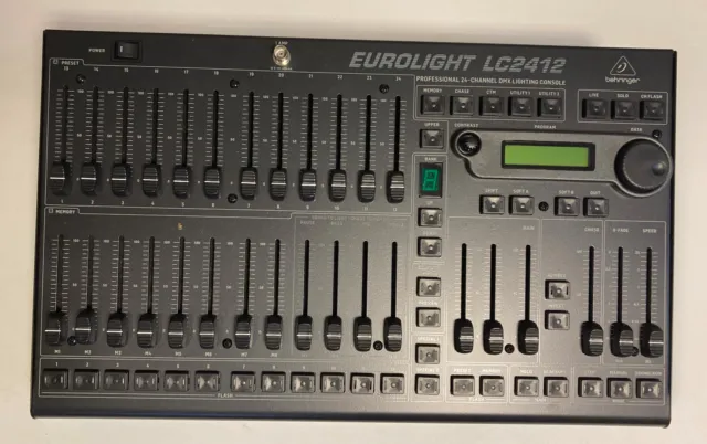 Eurolight LC2412 Professional 24-channel DMX Lighting Control Desk