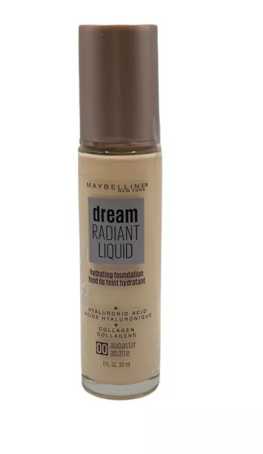 Maybelline Dream Radiant Liquid Hydrating Foundation, 00 Alabaster