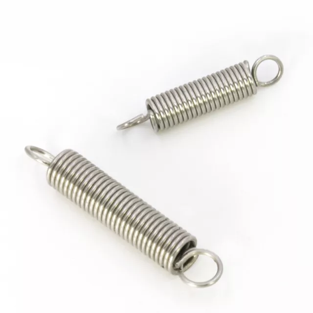 Extended Extension Spring 0.6mm Wire x 8mm Outer Diameter x 20~50mm Multi Sizes