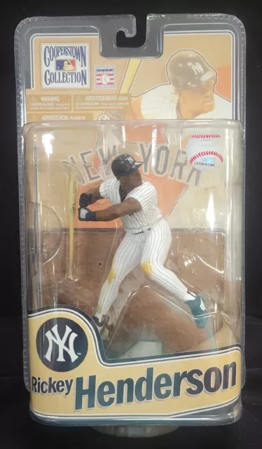 New York Yankees Rickey Henderson MLB Cooperstown Series 8 Mcfarlane New York Yankees Rickey Henderson MLB Cooperstown Series 8 Mcfarlane