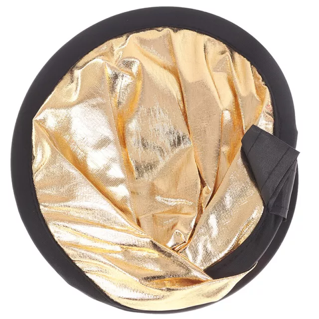 24"/60cm Collapsible Light Reflector for Photography 2in1 Gold and Silve-wa