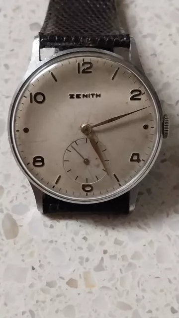 Zenith vintage anni 50 acciaio