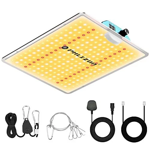 PL1000 Plant LED Grow Light with LM281B LEDs Dimmable Daisy Chain Full