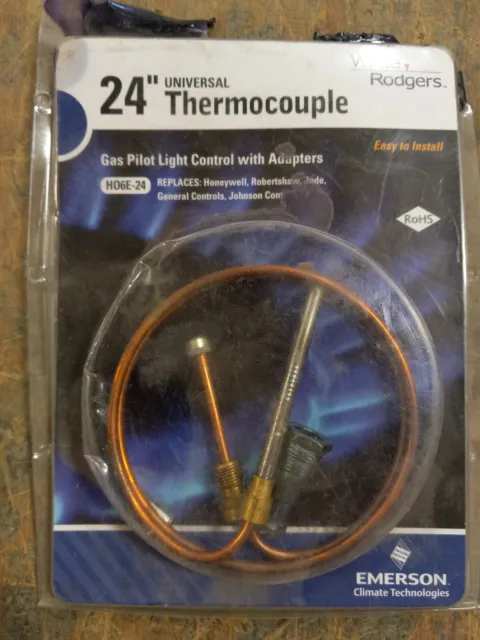 Emerson 24" universal Thermocouple H06E-24 gas pilot light control