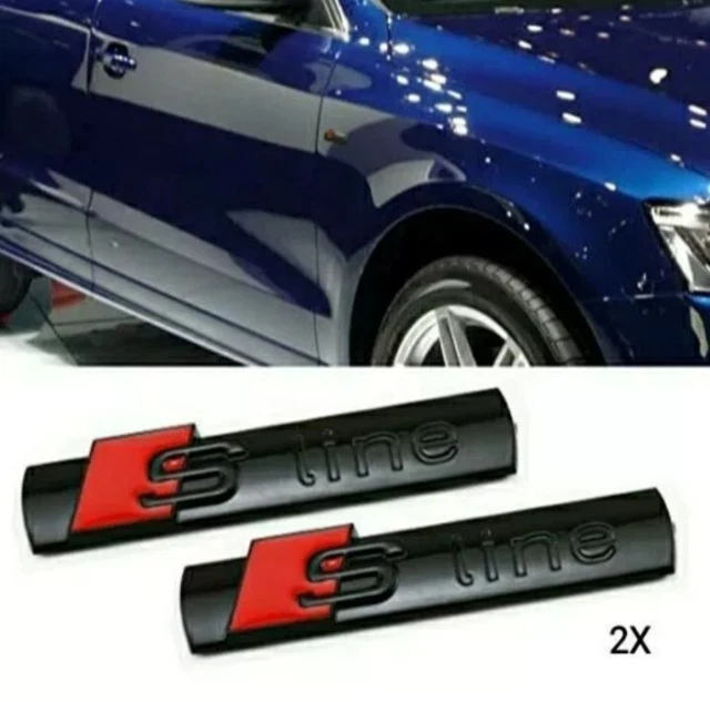 2 Pegatinas Emblema Audi Para Llave De Mando A Distancia – Logotipo Original 14mm A3 A4 A5 A6 Q3 Q5