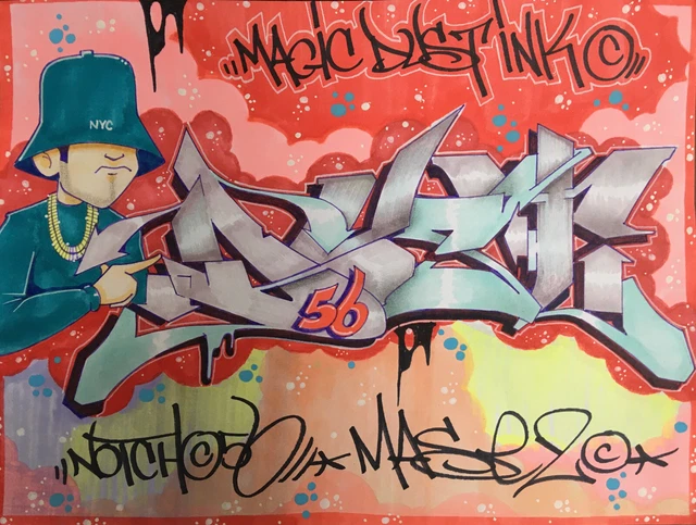 FUZZONE MAP 82x53cm New-York DONDI/COPE2/QUIK/CRASH/DAZE/TKID/CES