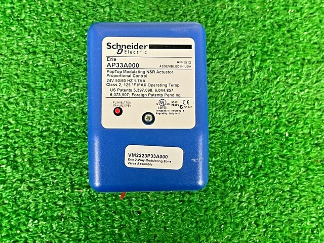 Schneider Electric VM2223P33A000 Erie 2-Way Modulating Zone Valve Assembly, 1/2"
