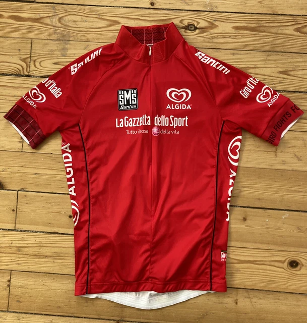 Santini Giro d'Italia Radtrikot Rotes Trikot/Maglia Rosso Passione (2014) Gr. L