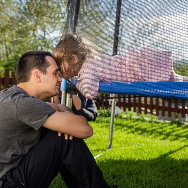 Filet De Sécurité - Remplacement Pour Trampolines - Ø 488 Cm - 6 Barres Filet - 2