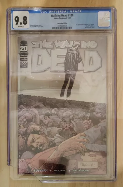 Walking Dead #100 Chromium Wrap Variant CGC 9.8 (sehe Bilder) beschädigte Cases 3