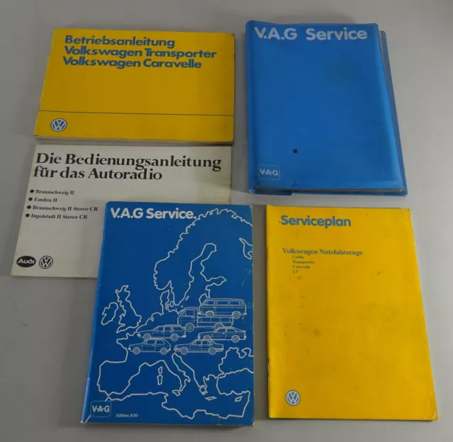 Bordmappe + Betriebsanleitung / Handbuch VW Bus / Transporter T3 Stand 07/1983