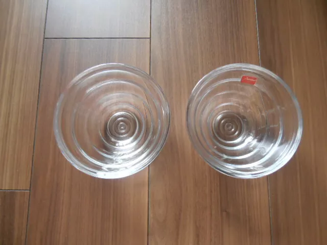 Rare Baccarat Bowl 12cm Set of 2 Crystal Glass
