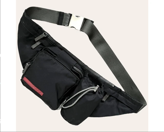 PRADA SPORT 00S Rare Utility Waist Crossbody Tech Bag