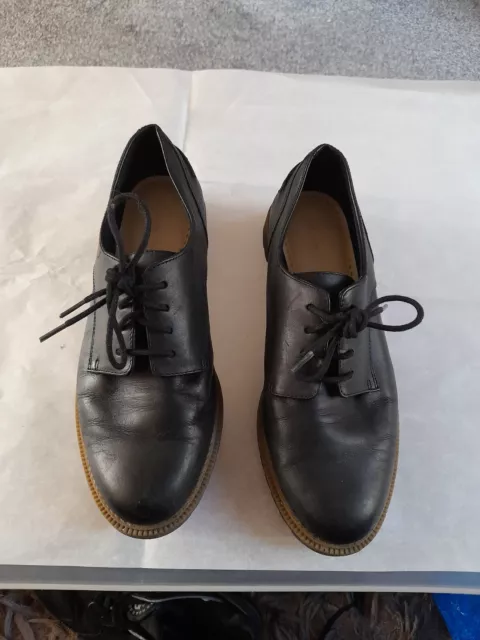 Used Mens Clarks Black Office laced up Shoes UK Size 5