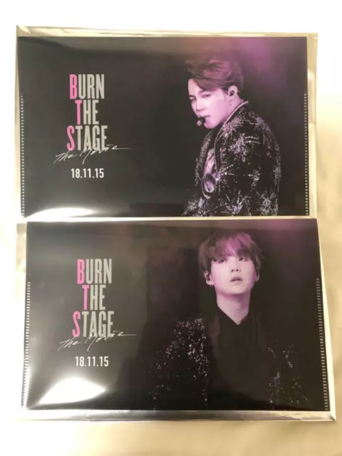 BTS JIMIN SUGA Official Ticket Holder BURN THE STAGE Limited 2 Set Japan