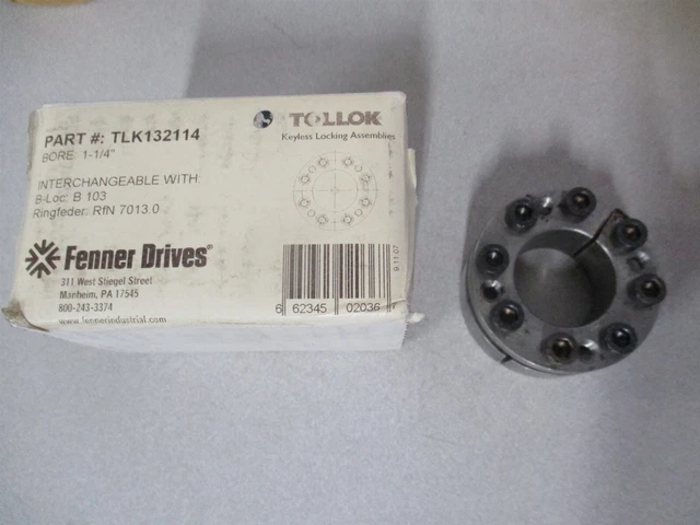 Fenner (TLK132114) 1-1/4" Bore Interchangeable Keyless Bushing