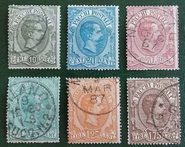 Italy - Scott Q1-6 Q6 Mint/Used CV $547 1884 Parcel Post