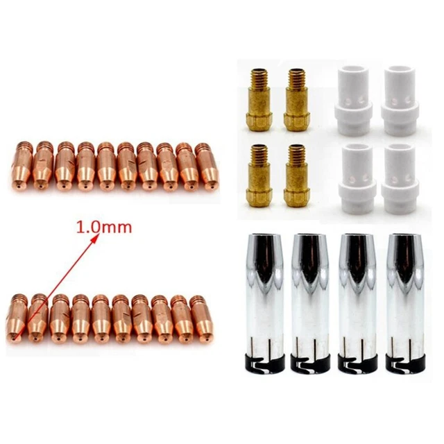 Dioche Embout de torche de coupe en acétylène 4 pièces embouts de coupe isobares Kit de buse en