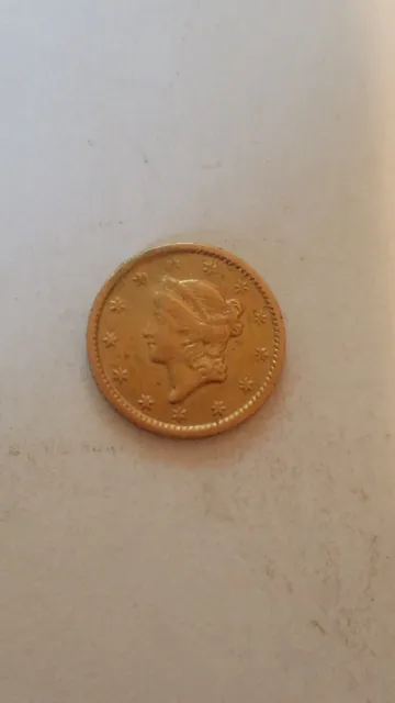 1849 liberty gold dollar