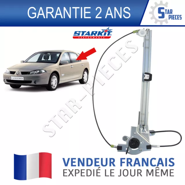 Monte Glace Leve Vitre Arriere Gauche Renault Laguna 2 Ii 2001-2007