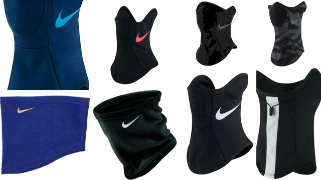 Nike Neck Warmer Mens - boys Junior Black Thermal Fleece Snood Football unisex