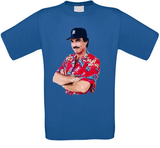 Island Hoppers Magnum PI Style Vintage T-Shirt - 1181 Cool Gift Tee (Unisex, White)