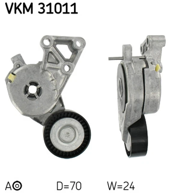 Rullo di serraggio cinghia trapezoidale SKF VKM 31011 per AUDI VW SEAT SKODA A3 GOLF ALTEA 4