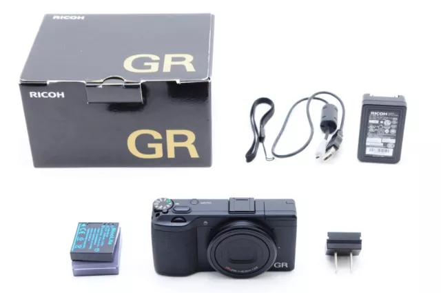 [ MINT in Box ] Ricoh GR 16.2MP APS-C Compact Digital Camera Lens From JAPAN