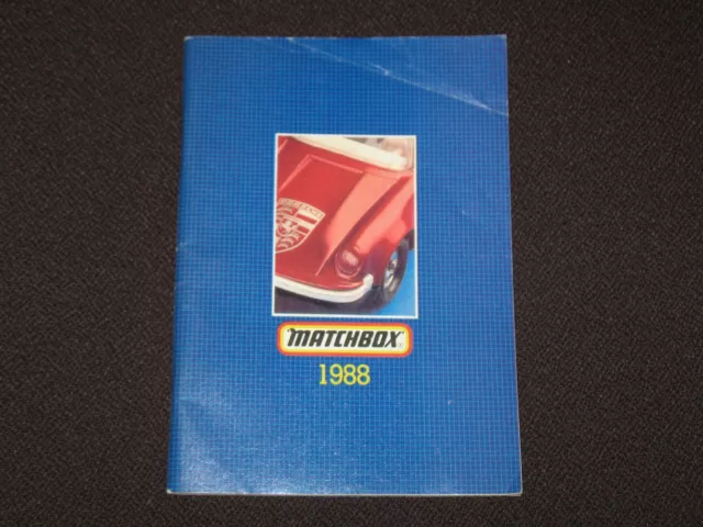 Matchbox 1988 Catalogo tascabile (originale)