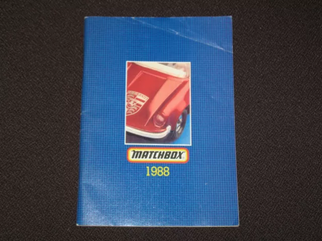 Streichholzschachtel 1988 Taschenkatalog (Original)