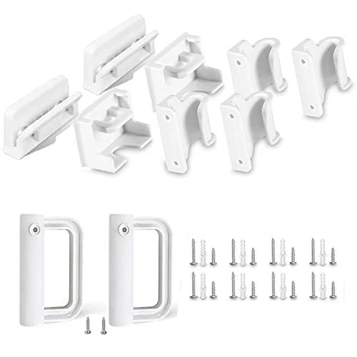 Retractable Baby Gate Replacement Parts Kit Child Safety Gate Full Set Wall