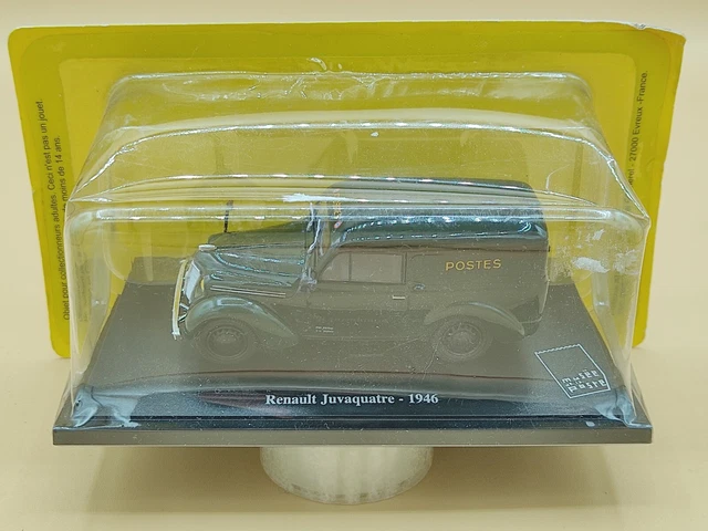 1/43 Renault Juvaquatre 1946 Vert "La Poste" Norev Atlas
