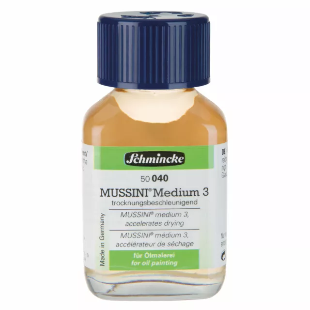 (283,17€/1l) Schmincke MUSSINI Medium 3 - 60ml Öl Hilfsmittel 50 040 025