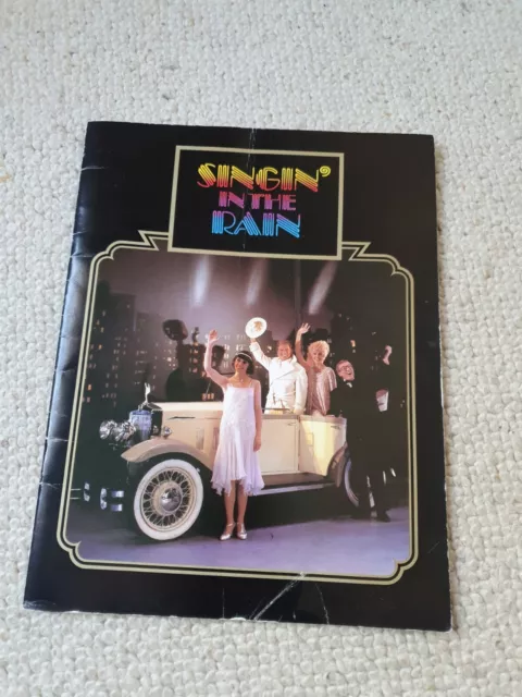 Singin' in the Rain souvenir brochure Tommy Steele 1983 Roy Castle