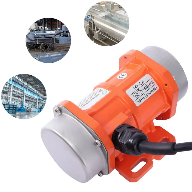Motore a vibratore asincrono, 3000 giri/min, 220 V, motore a vibrazione AC, multiuso, blocco eccentricità regolabile per miniere, metallurgia, elettricità, carbone, ecc Motore a vibratore asincrono, 3000 giri/min, 220 V, motore a vibrazione AC, multiuso, blocco eccentricità regolabile per miniere, metallurgia, elettricità, carbone, ecc