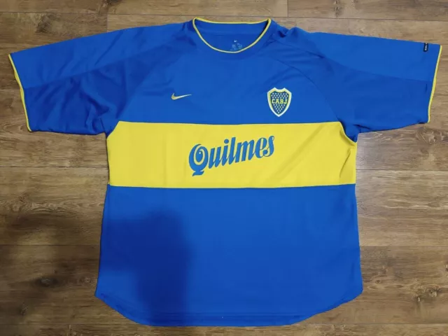 Camicia Ca Boca Juniors 2000 Home Xl - Maglia Nike Vintage