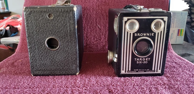 Vintage Kodak 1920`s & 1940's Box Camera's