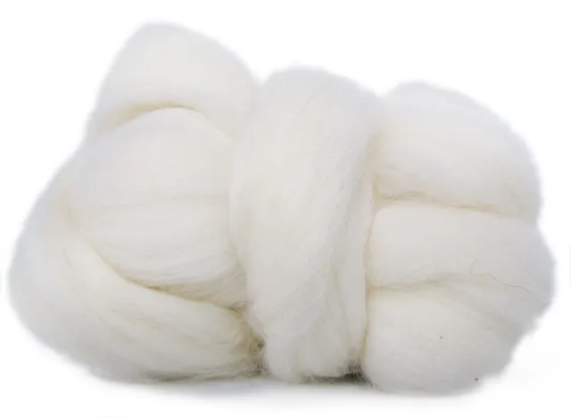 10 g de peine lana de fieltro lana merino para fieltro lana de cuento de hadas - blanco
