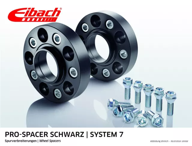 Eibach Spurverbreiterung schwarz 60mm System 7 Mercedes GLC + Coupe (X/C253)