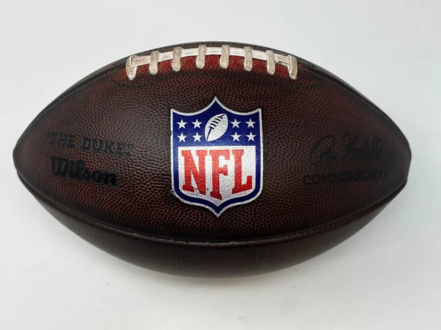 Game Prepped NFL Game Football Wilson The Duke Official Leather Game Ball
