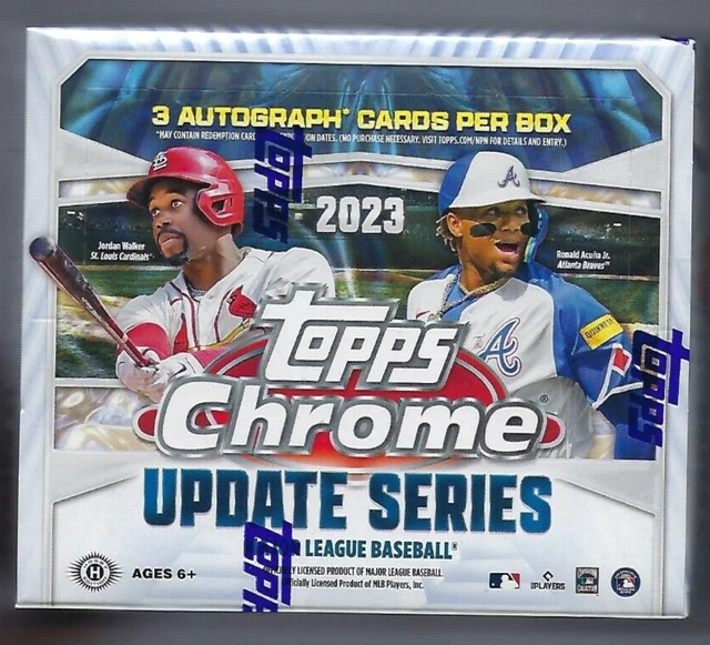 2023 TOPPS CHROME Update Series Baseball Hobby Jumbo Box 309.19 PicClick