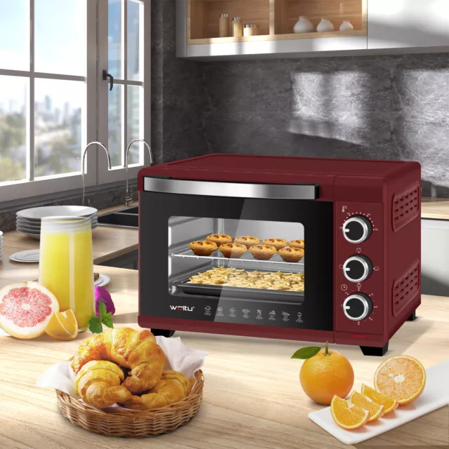 WOLTU FORNO ELETTRICO FORNETTO 21 LITRI 1280W MULTIFORNO CON TIMER 3 Color